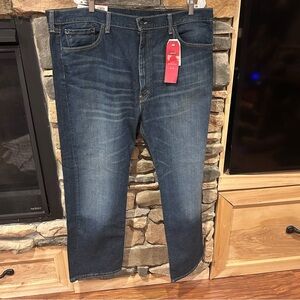 Levi's 505 Regular Fit Dark Blue‎ Jeans stretch 42/30 men’s new with tags